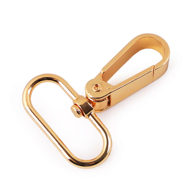 Karabiner - Karabinerhaken - 32 mm - Gold