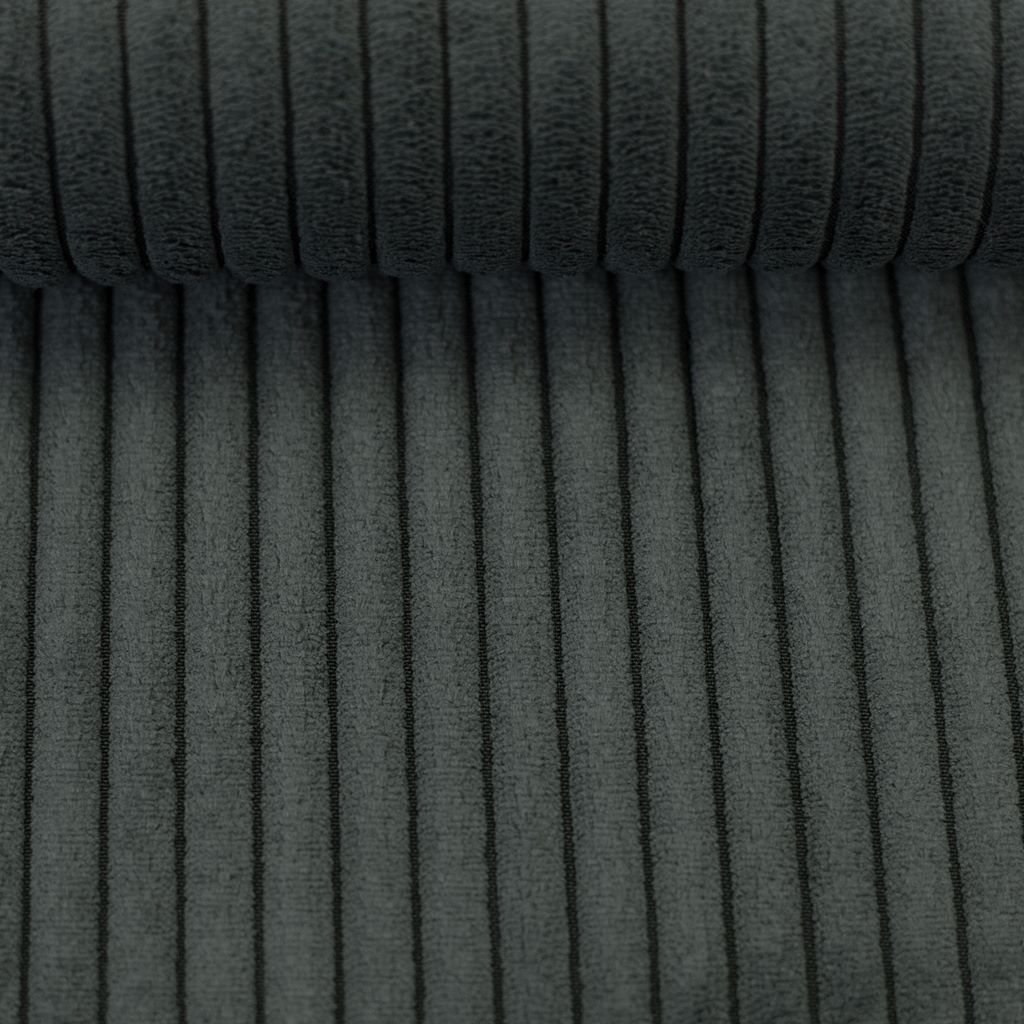 Grob gerippter Cordstoff Swafing Wanja Khaki Breitcord Polsterstoff robust