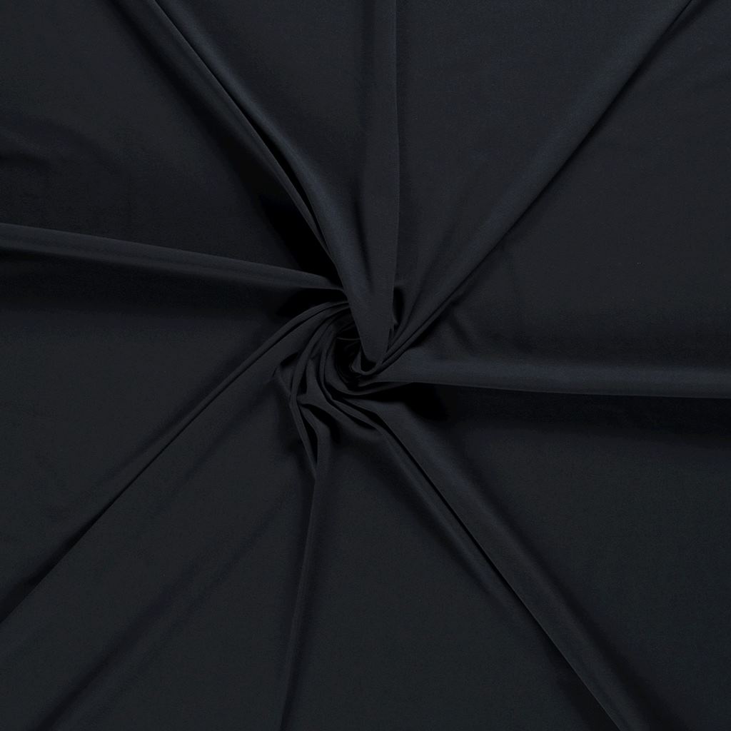 Uni Baumwolljersey Stoff in Dunkelblau, Mandy-Selektion, Öko-Tex Standard 100 zertifizierte Meterware