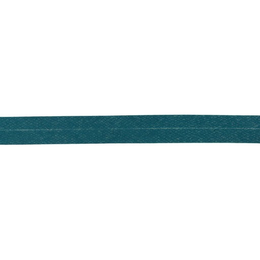 Baumwolle - Schrägband - Uni - Petrol - 20mm