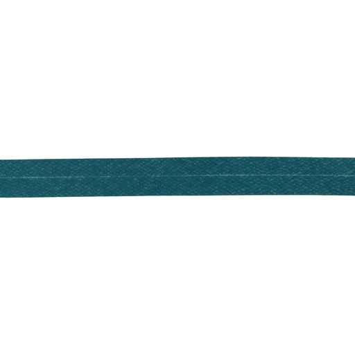 Baumwolle - Schrägband - Uni - Petrol - 20mm