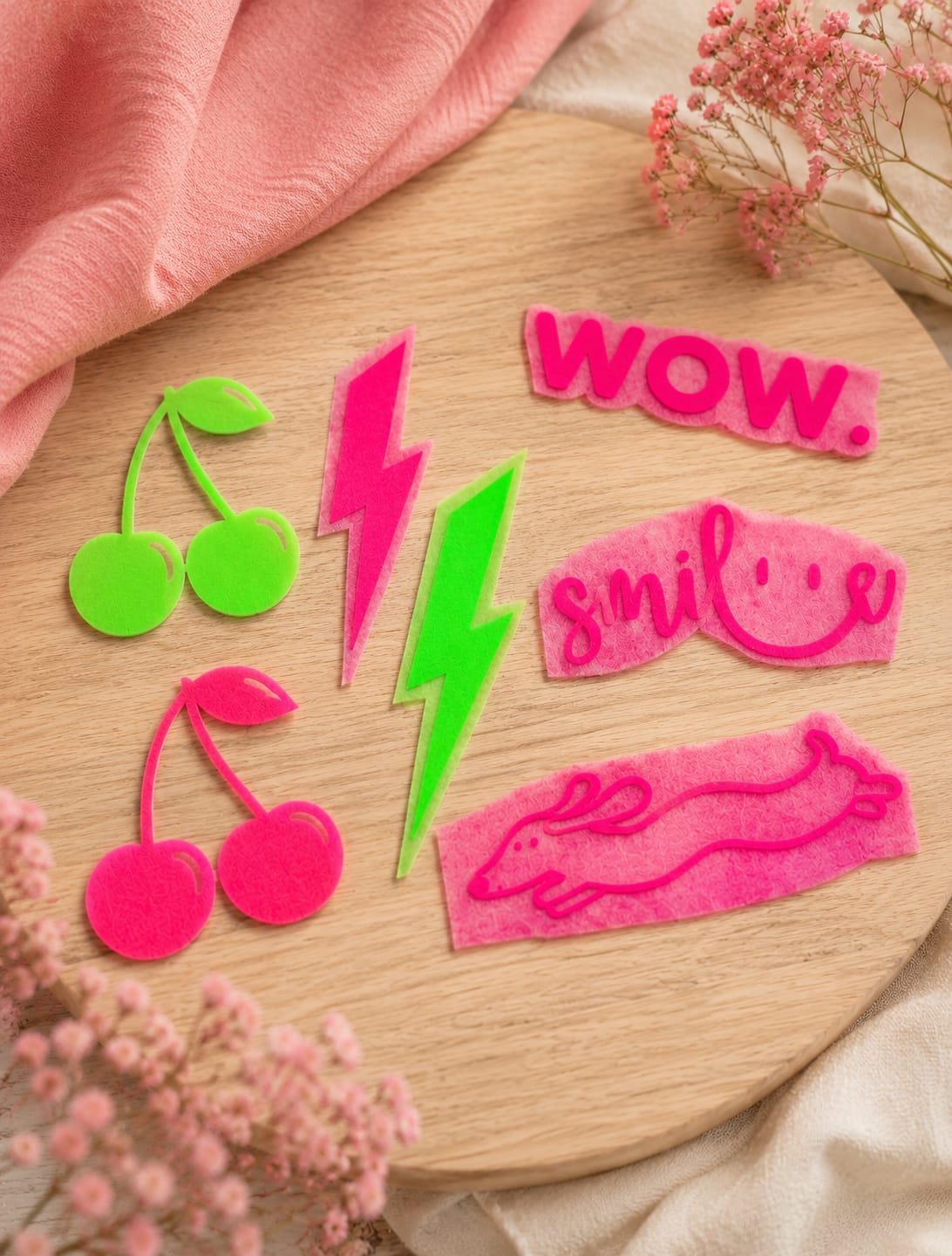 Coole Neon Flock Patches – Die ultimative Schritt-für-Schritt Bügelanleitung