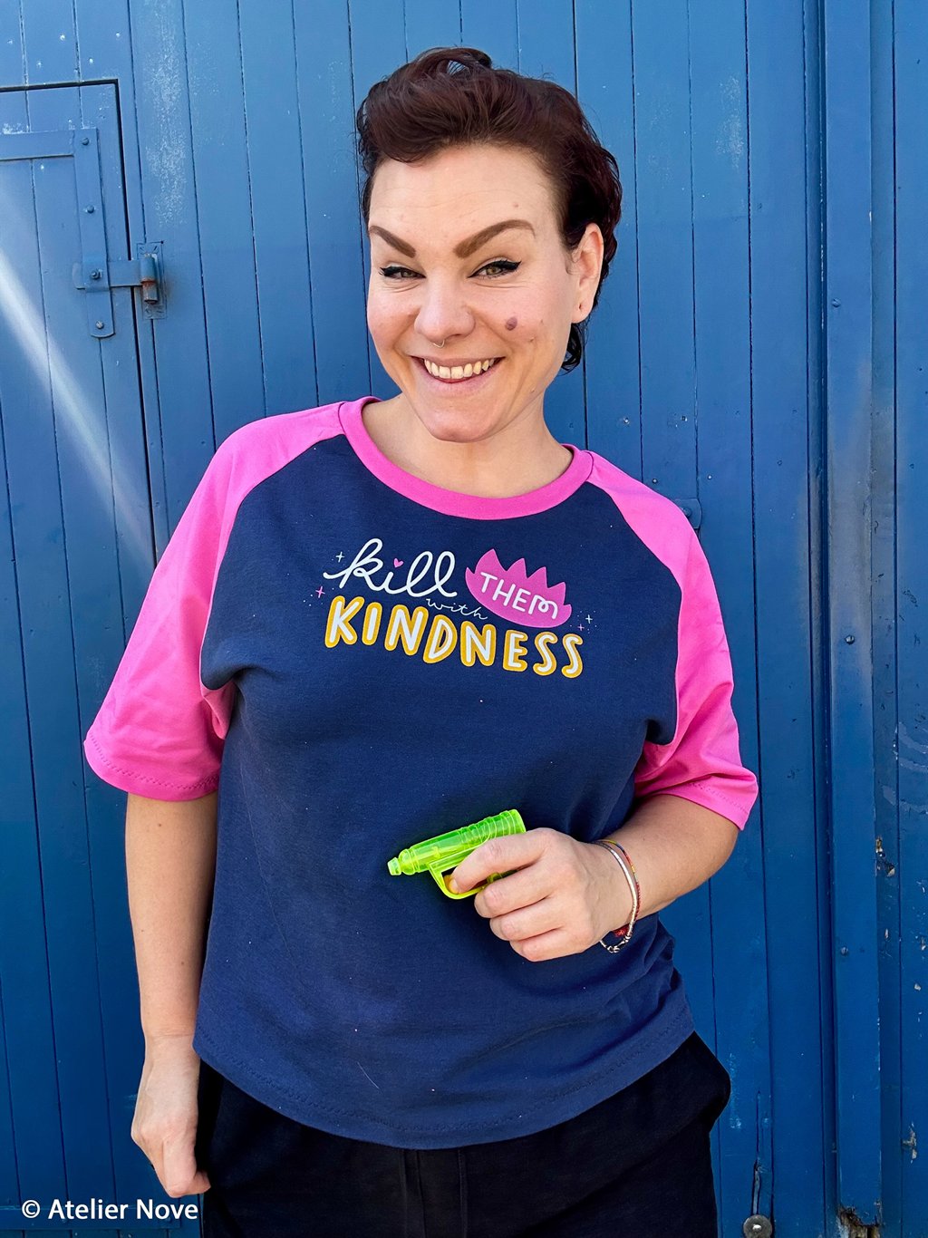 Panel - French Terry - Kindness by käselotti - ca. 100cm x 150cm