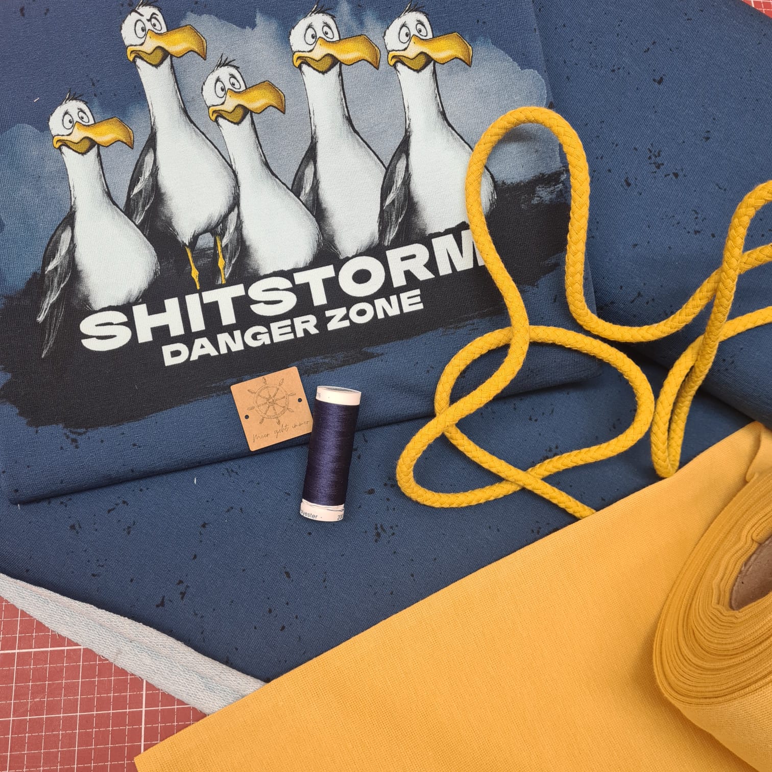 Stoffpaket - UNIKAT - Seagull Shitstorm