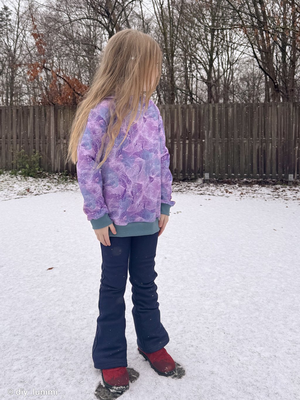 Vororder - Modal French Terry - Swafing - Eisblumen by Christiane Zielinski - Abstrakt