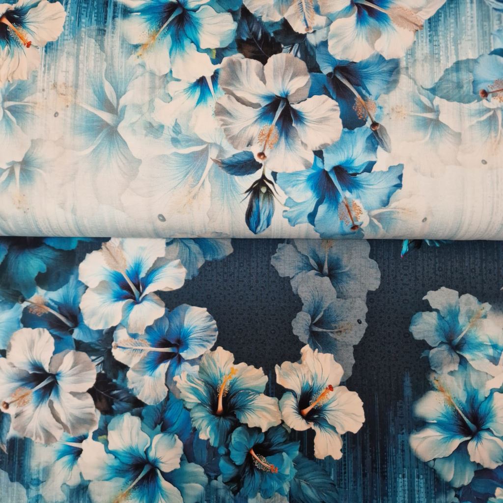 Motivjersey - Digitaldruck - Tropical Flowers