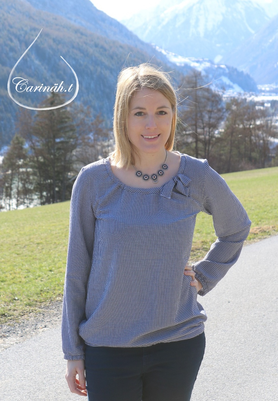 Papierschnittmuster Fadenkäfer - Bluse Elo Damen