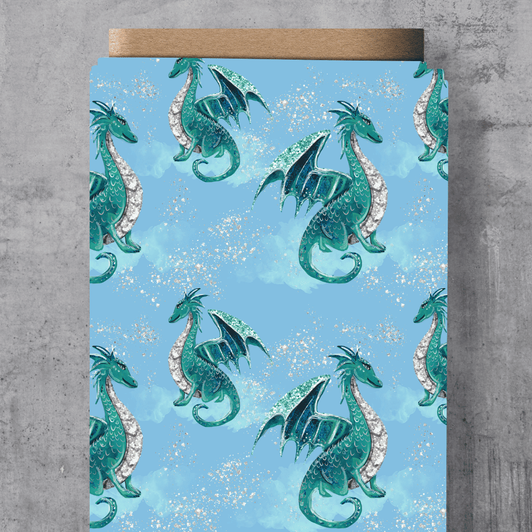 VORORDER - Eigendesign - Drachen Hellblau