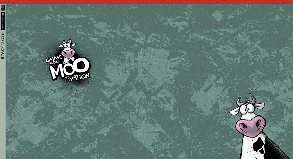 VORORDER - French Terry - Swafing - Thorsten Berger - Panel - Cheeky Animals - 80x150cm - Let´s Moove