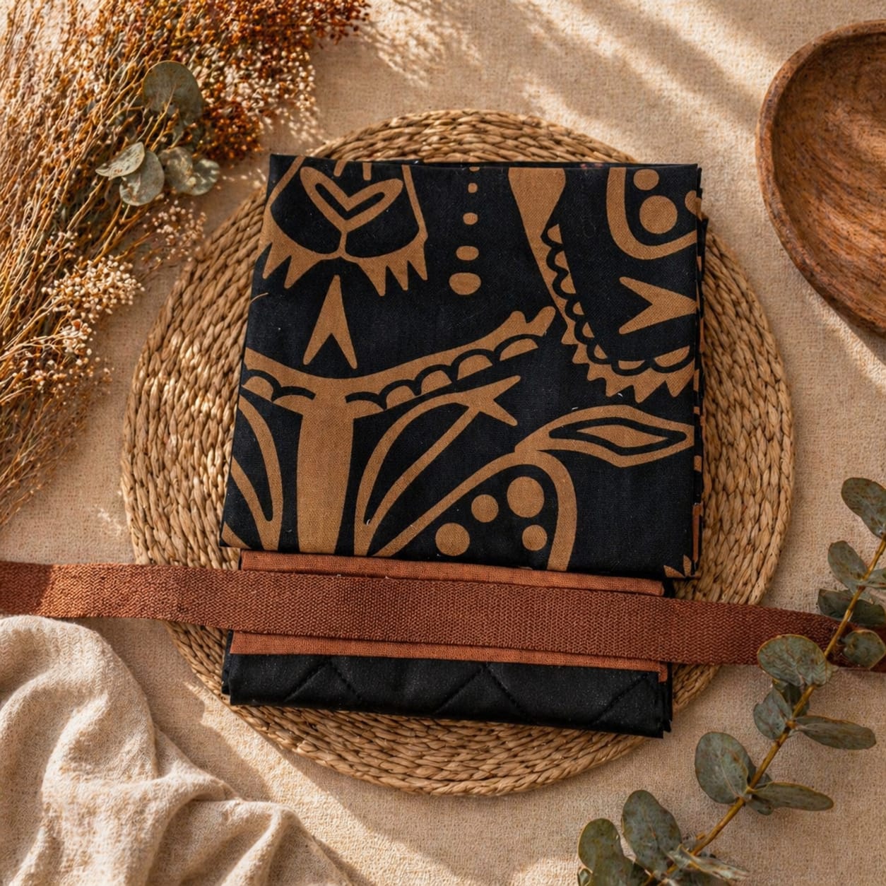 Taschenpaket Tigerelle mit Canvas, Kunstleder, Uni-Webware und Gurtband für DIY Taschen von Schnuckidu