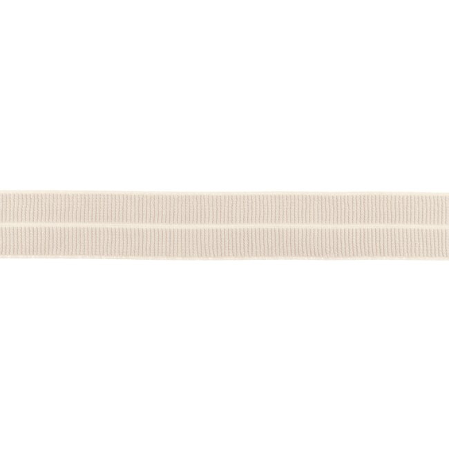 Mattes elastisches Einfassband in Taupe, 15 mm Breite, hochwertige Materialmischung mit Lycra, ideal zum Einfassen von Jersey, Damenmode und hochwertiger Lingerie.