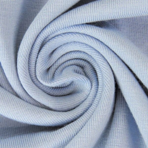 French Terry - nicht angeraut - Blassblau French Terry - nicht angeraut - Blassblau