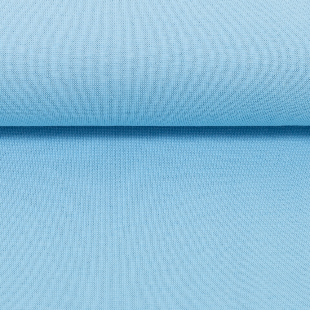 Bündchen - Heike - Schlauchware - Uni - Hellblau