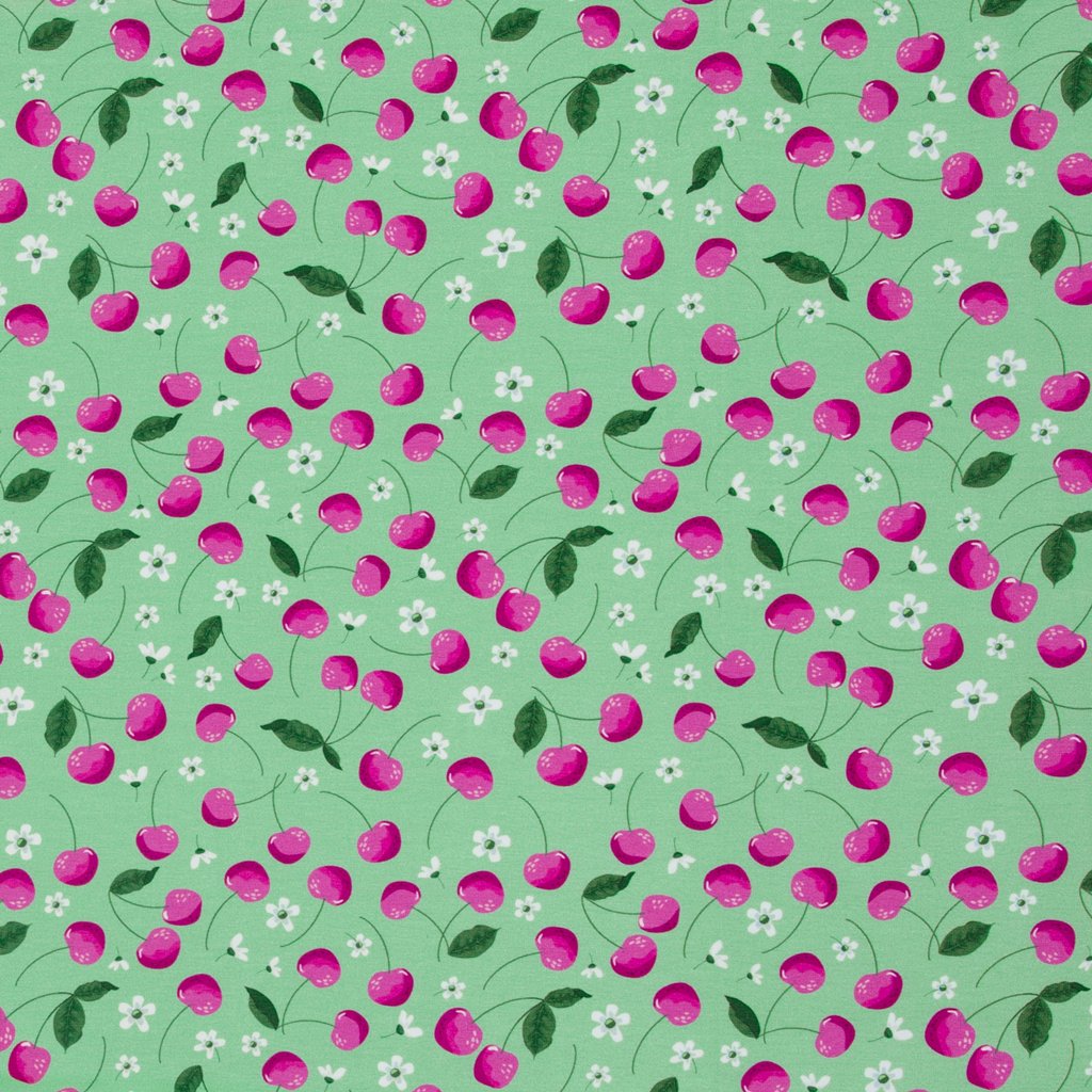 Motivjersey – Digitaldruck – Swafing - Melody - Kirschen