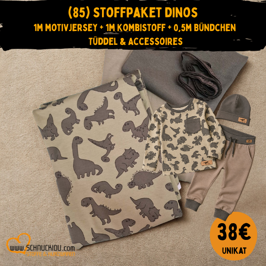 Stoffpaket - UNIKAT - Dinos