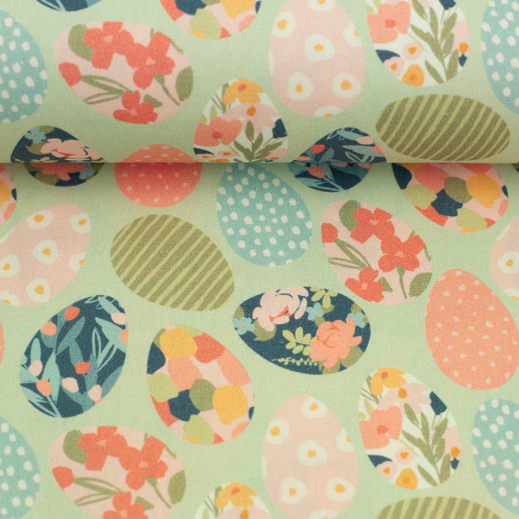 Webware - Baumwoll Stoff - Swafing - Spring - Ostereier