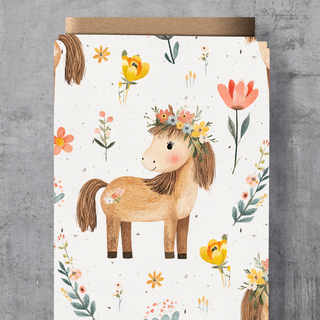 VORORDER - Eigendesign - Blumenpferd