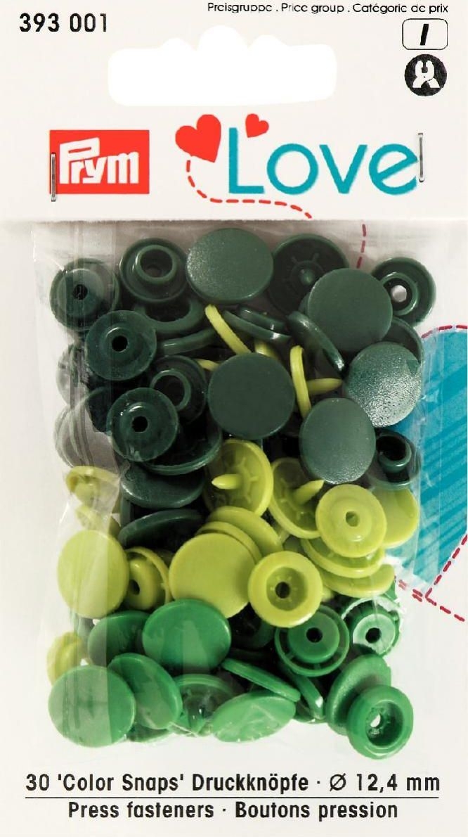 Prym Love - Druckknöpfe - Grün