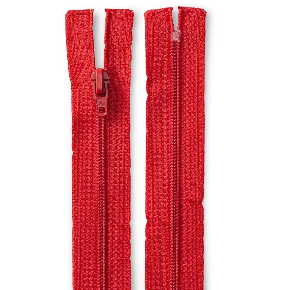 PRYM - Reißverschluss S1 - unteilbar - 20cm Rot