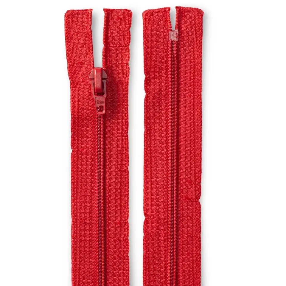 PRYM - Reißverschluss S1 - unteilbar - 18cm Rot