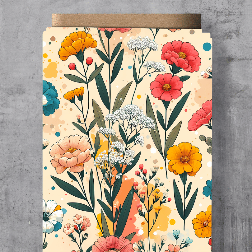 VORORDER - Eigendesign - Spring Flowers Beige