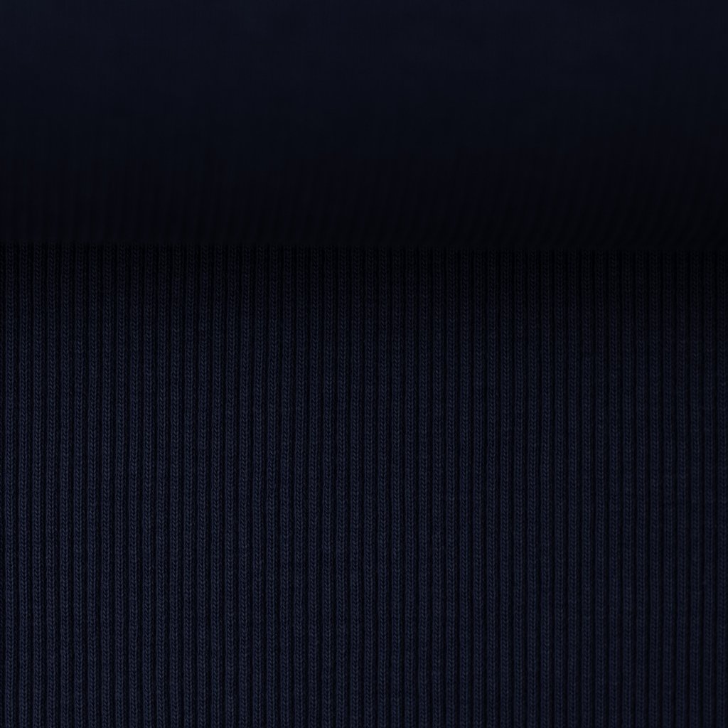 Blaues Rippbündchen Tessa von Swafing mit grober 2x2 Rippstruktur