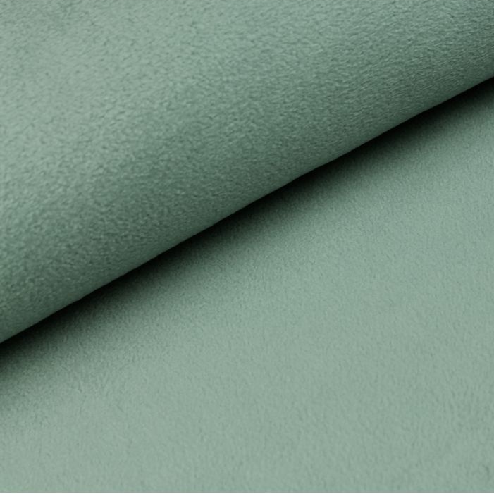 Kuschelweicher Polarfleece Uni in Altgrün, wärmender Unistoff für Decken, Jacken, Pullover, Mützen und als warmes Innenfutter