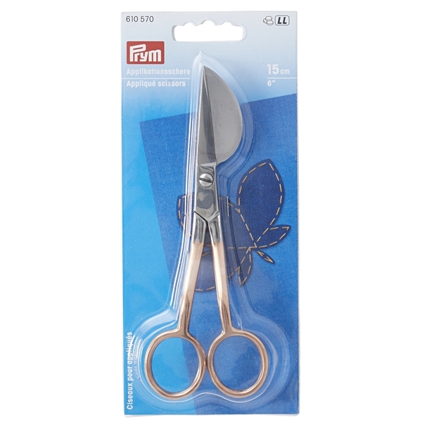 Prym - Applikationsschere 15 cm roségold 610570