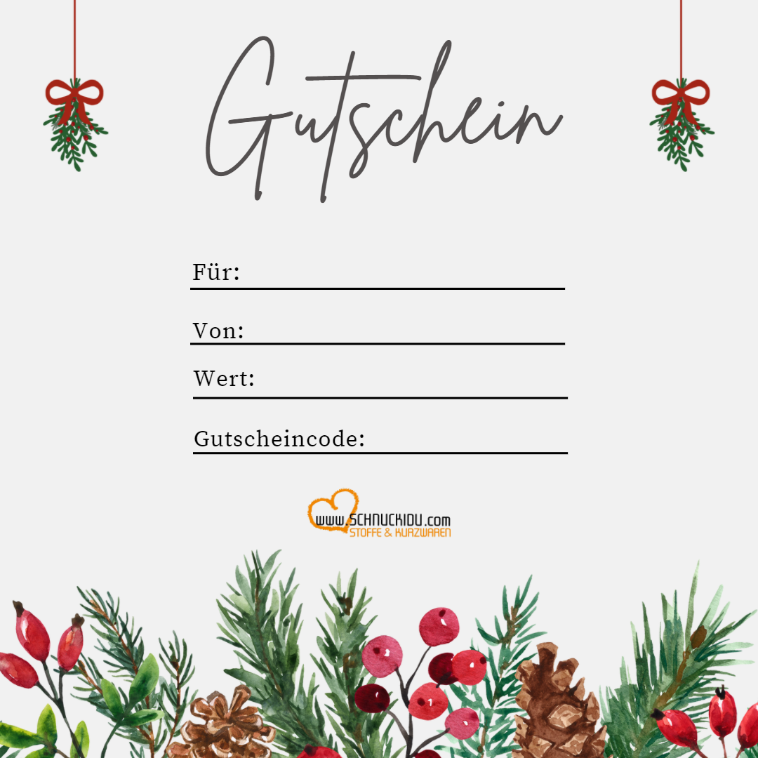 Gutschein für unseren Online Shop (15 €, 20 €, 30 €, 50 €, 100 € oder 150 €) - Der Gutschein wird nicht versendet, du erhältst ihn per Mail!