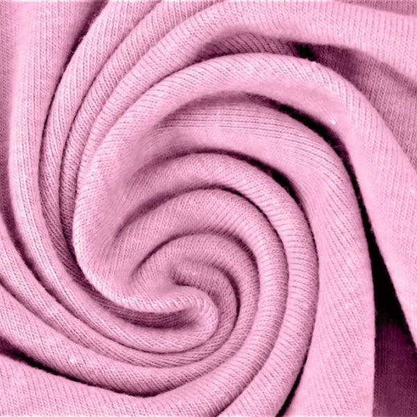 Baumwolljersey Melange - Jersey Stoff Uni meliert - Rosa Melange Baumwolljersey Melange - Jersey Stoff Uni meliert - Rosa Melange