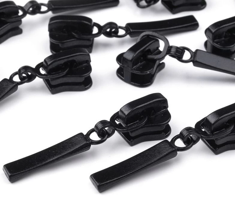 Zipper - Reißverschluss-Schieber - 5mm - Schwarz