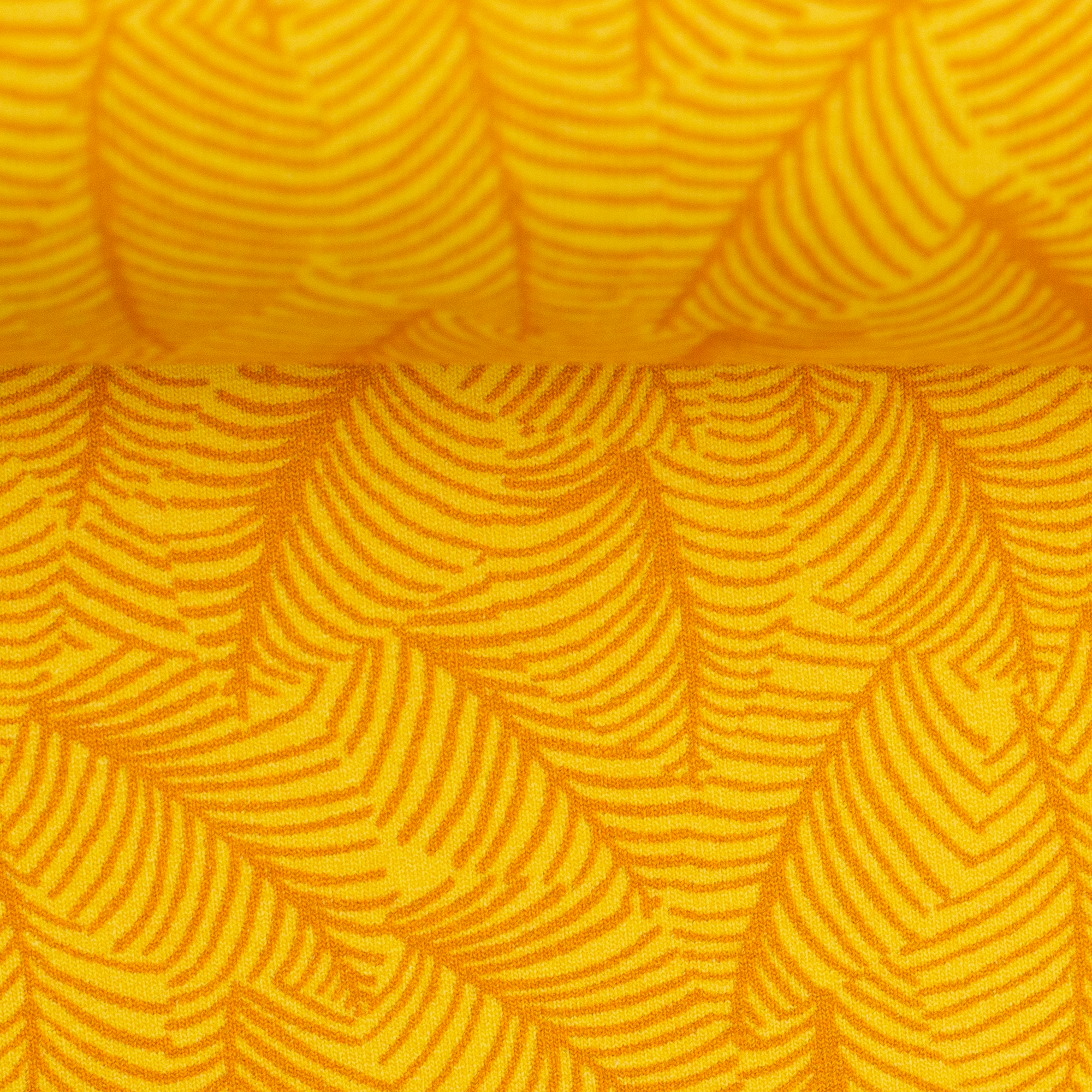 Baumwolljersey - Motivjersey - Swafing - Autumn Bunny - Blätter in Orange auf Gelb