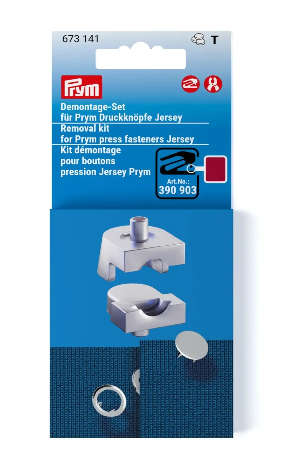 Prym - Demontage Set für Druckknöpfe 8mm/10mm - Jersey - 673141