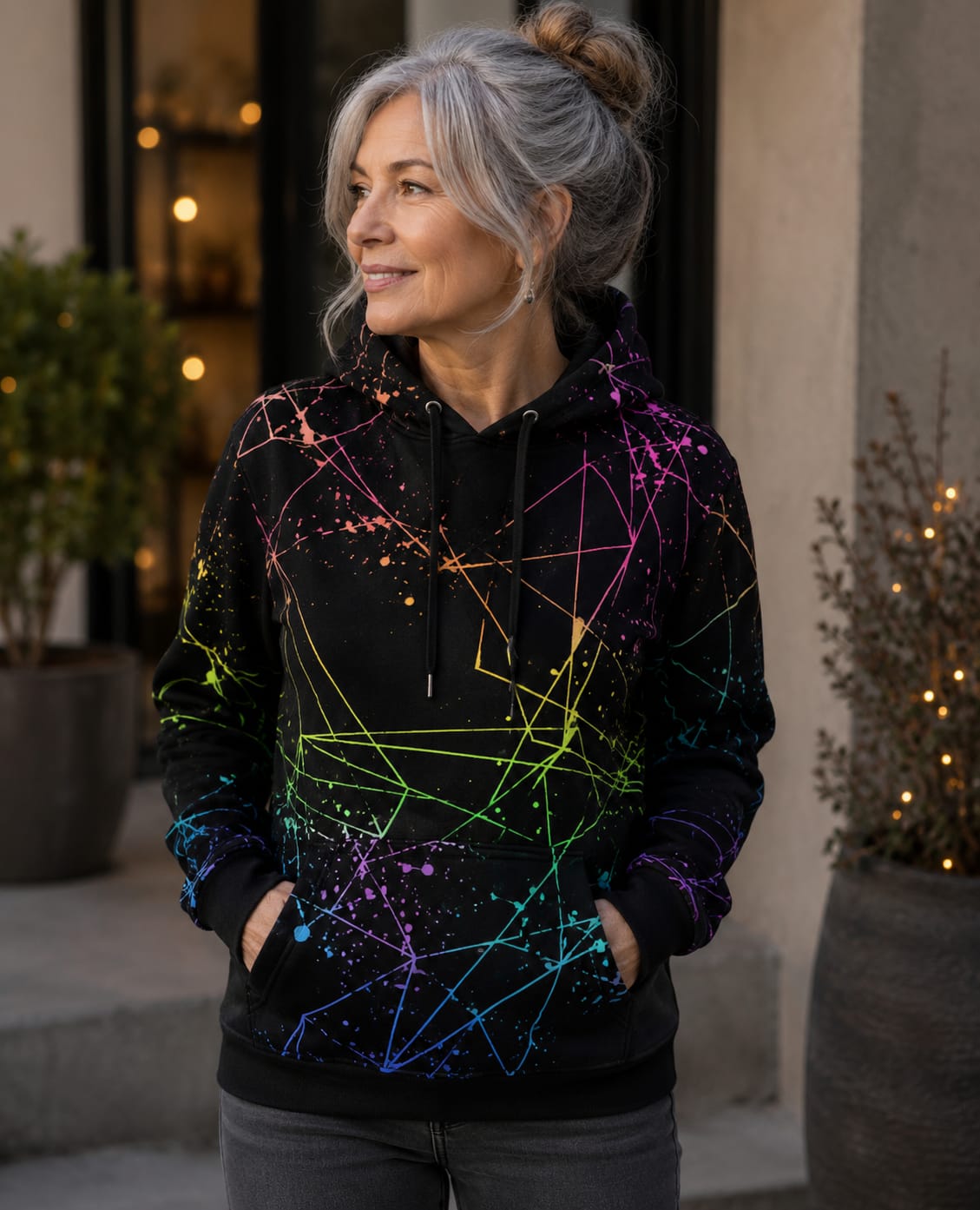 VORORDER - Eigendesign - Graphic Strokes Multicolor Bunt