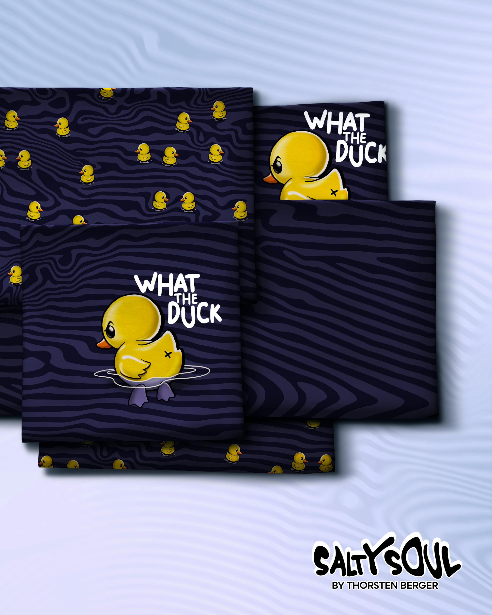French Terry - What the Duck by Thorsten Berger - Kombistoff Kleine Enten