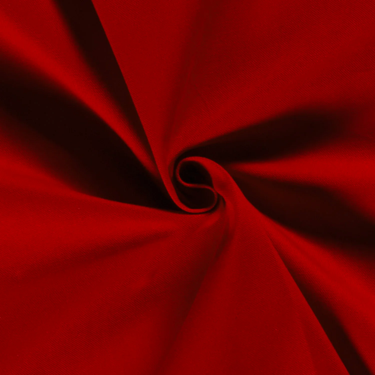 Canvas - Dekostoff - Meterware - Uni - Rot