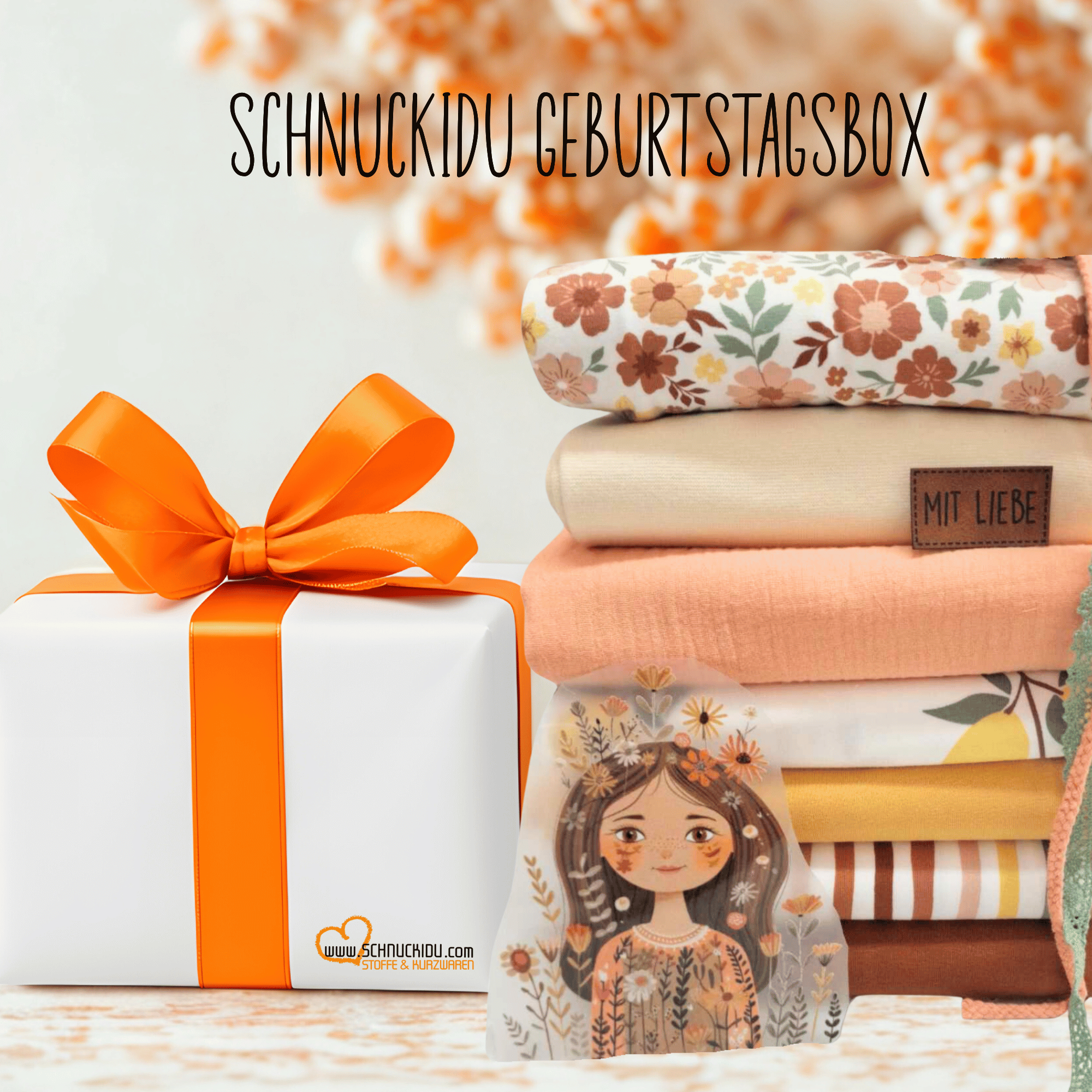 Stoffpaket  - Frühlingszauberbox Stoffpaket by Schnuckidu - Stoffe & Tüddel nach DEINEN Wünschen - Mädchen