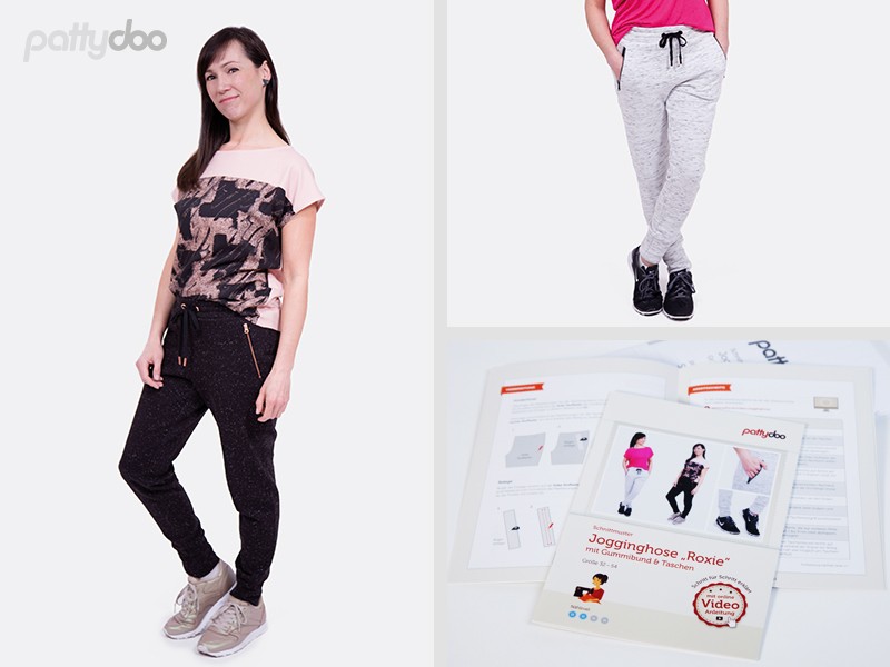 Pattydoo - Schnittmuster Roxie Damen Jogginghose by pattydoo