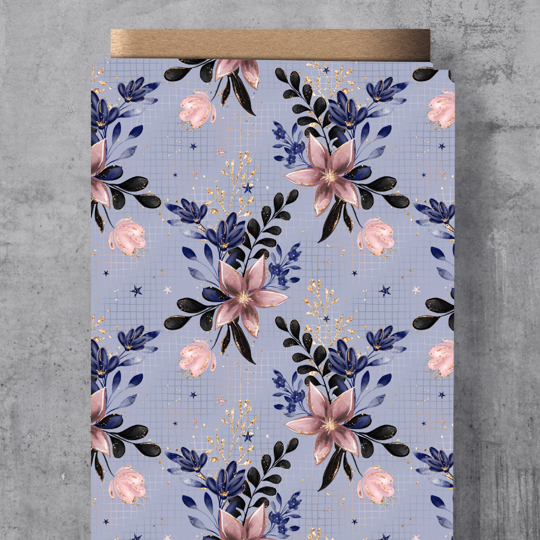 French Terry - Eigendesign  - Midnight Dream - Sofortkauf 