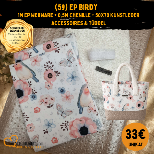 Stoffpaket - UNIKAT - EP BIRDY