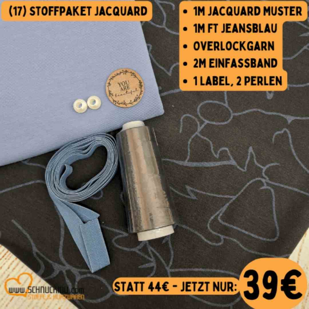 Stoffpaket - Unikat - Jacquardpaket