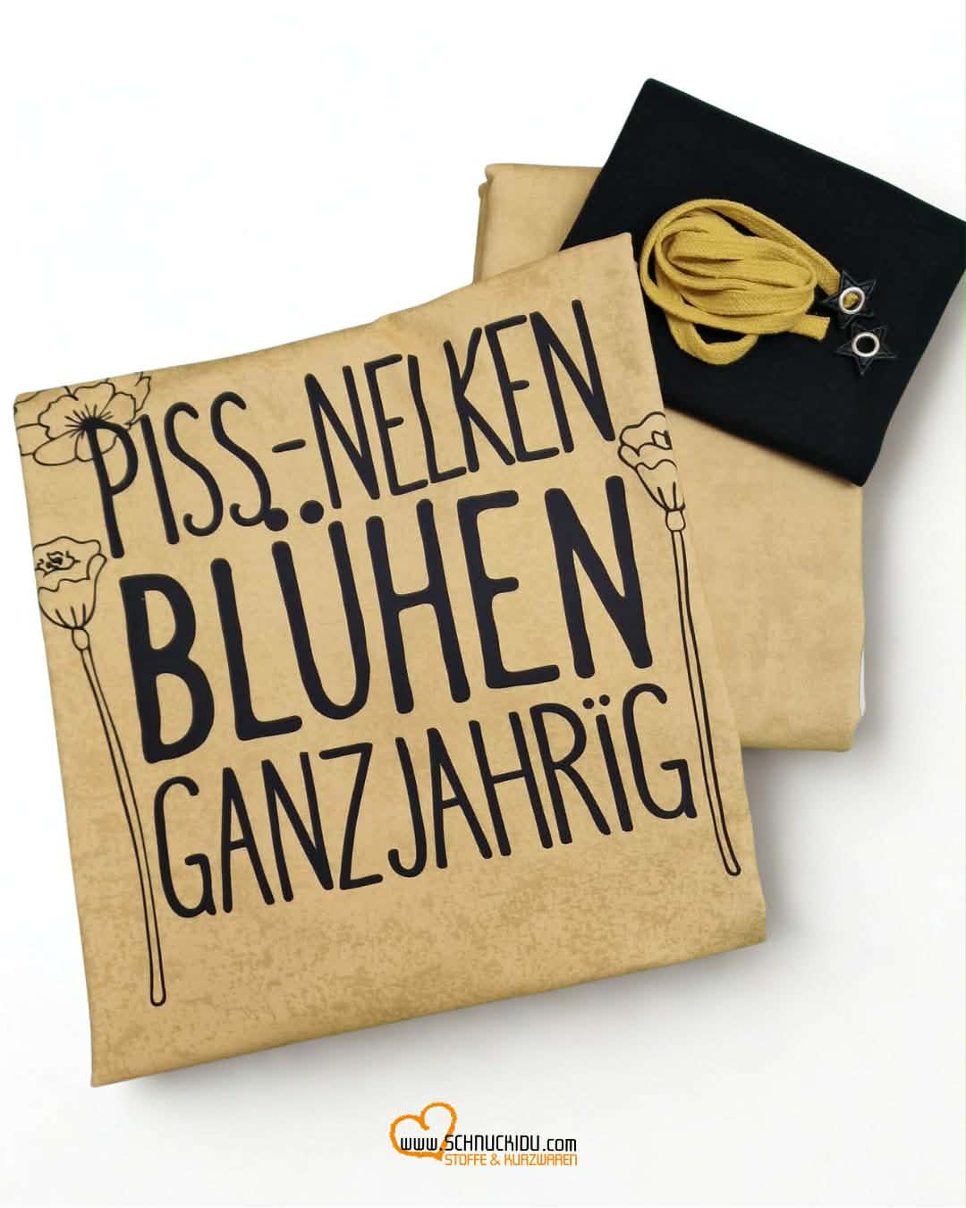 VORORDER - Eigendesign - Kombistoff - French Terry - Pissnelke