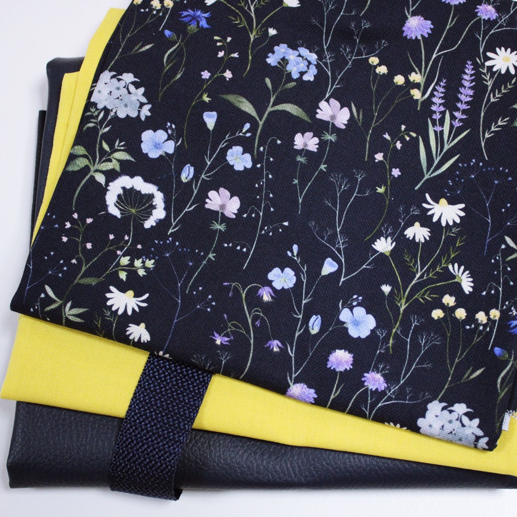Stoffpaket  - Schnuckidu Stoffpaket -  Taschenpaket Eukalyptus - Frühjahrsblüher