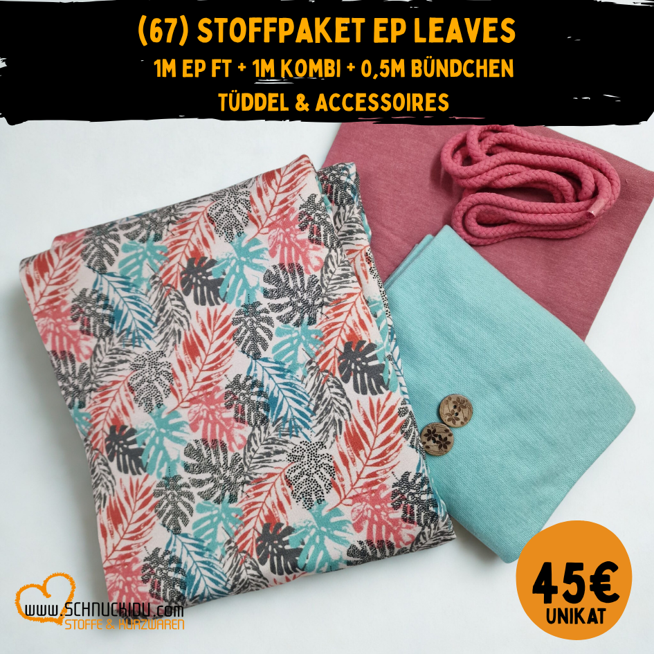 Stoffpaket - Unikat - Leaves