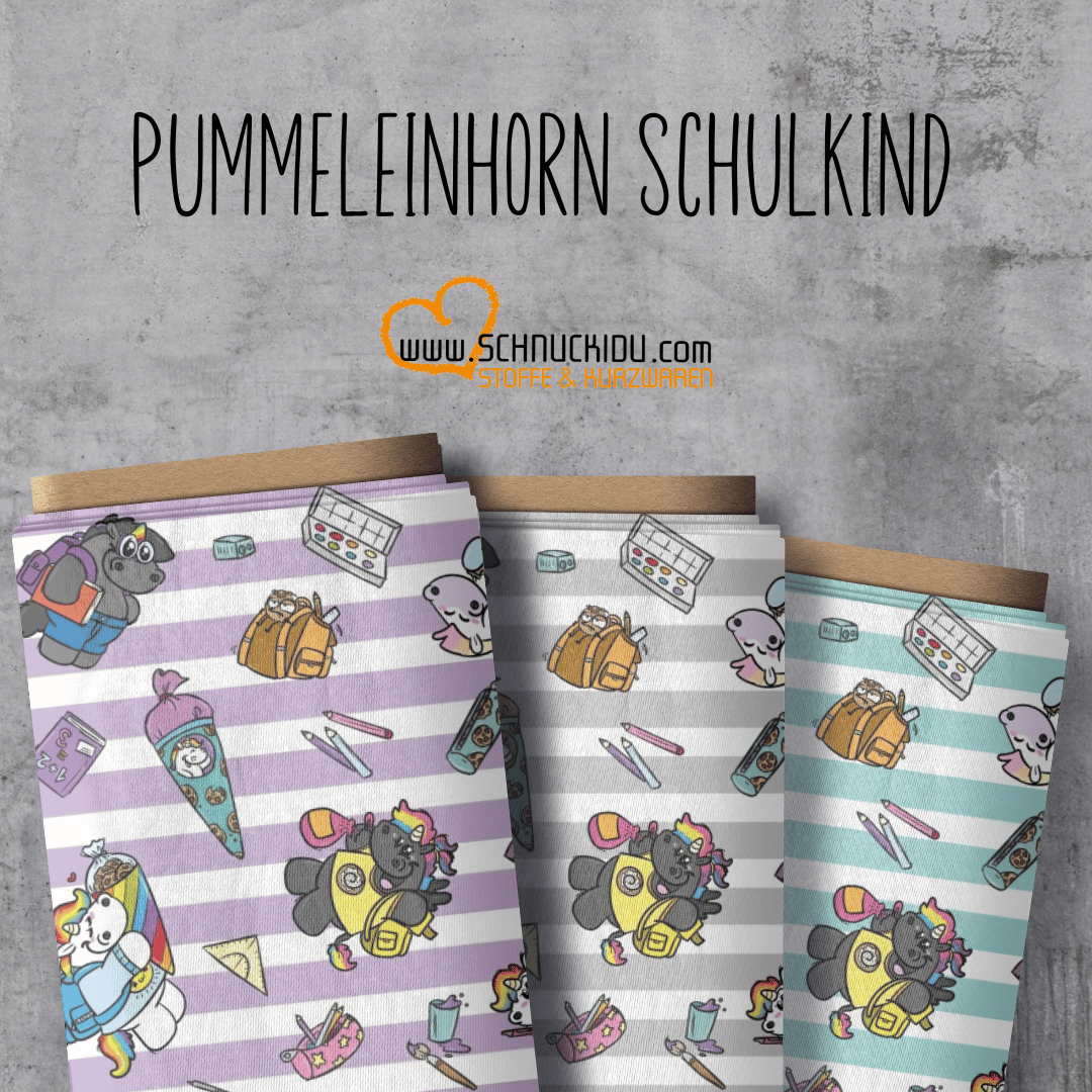 VORORDER - Lizenz Pummeleinhorn - Schulkind - Türkis