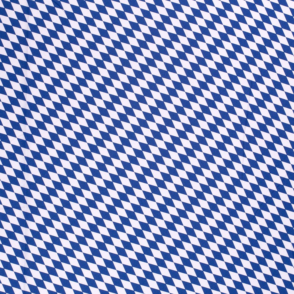 Polyester Stoff - Digitaldruck - Oktoberfest - Rauten