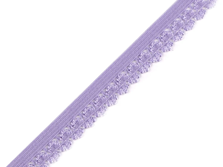 Wäschegummi  - Spitze - 13 mm - Flieder