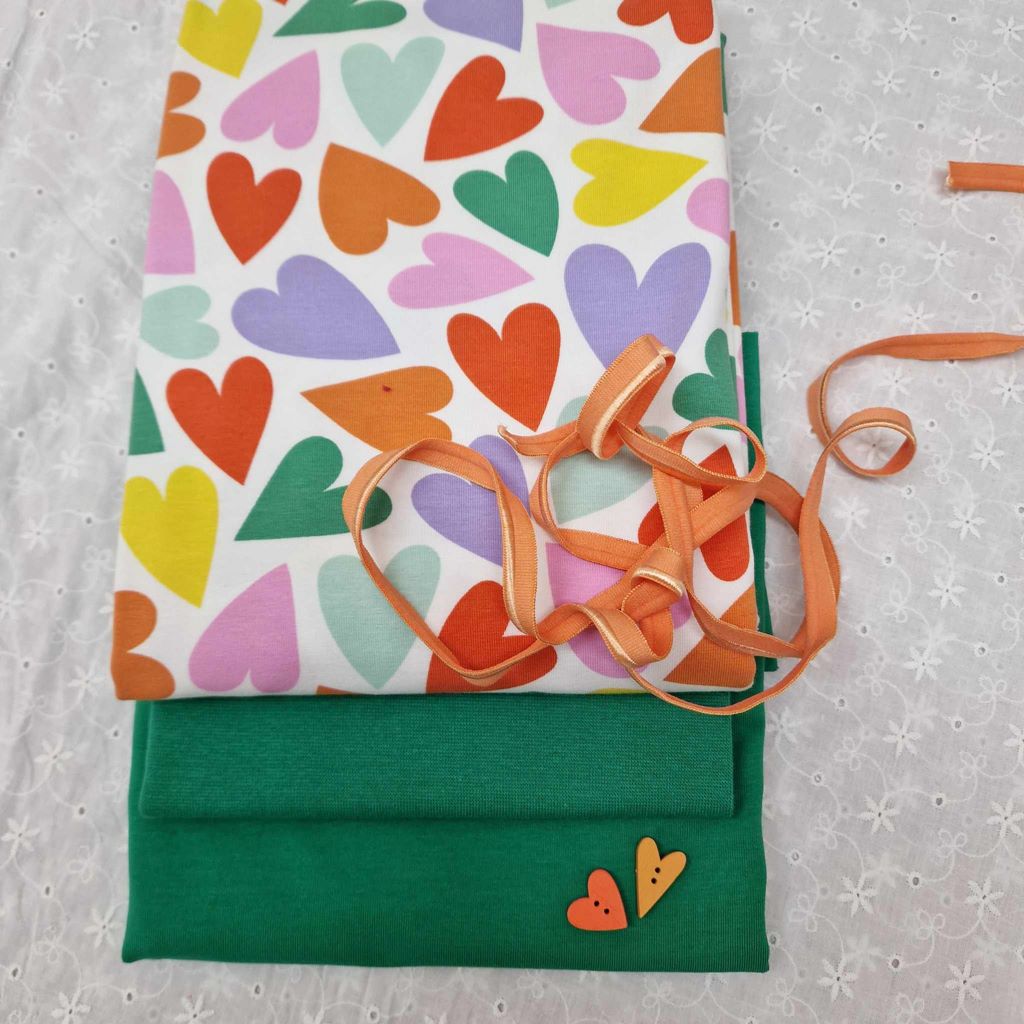 Stoffpaket - UNIKAT - Limitiertes Stoffpaket - Herzen