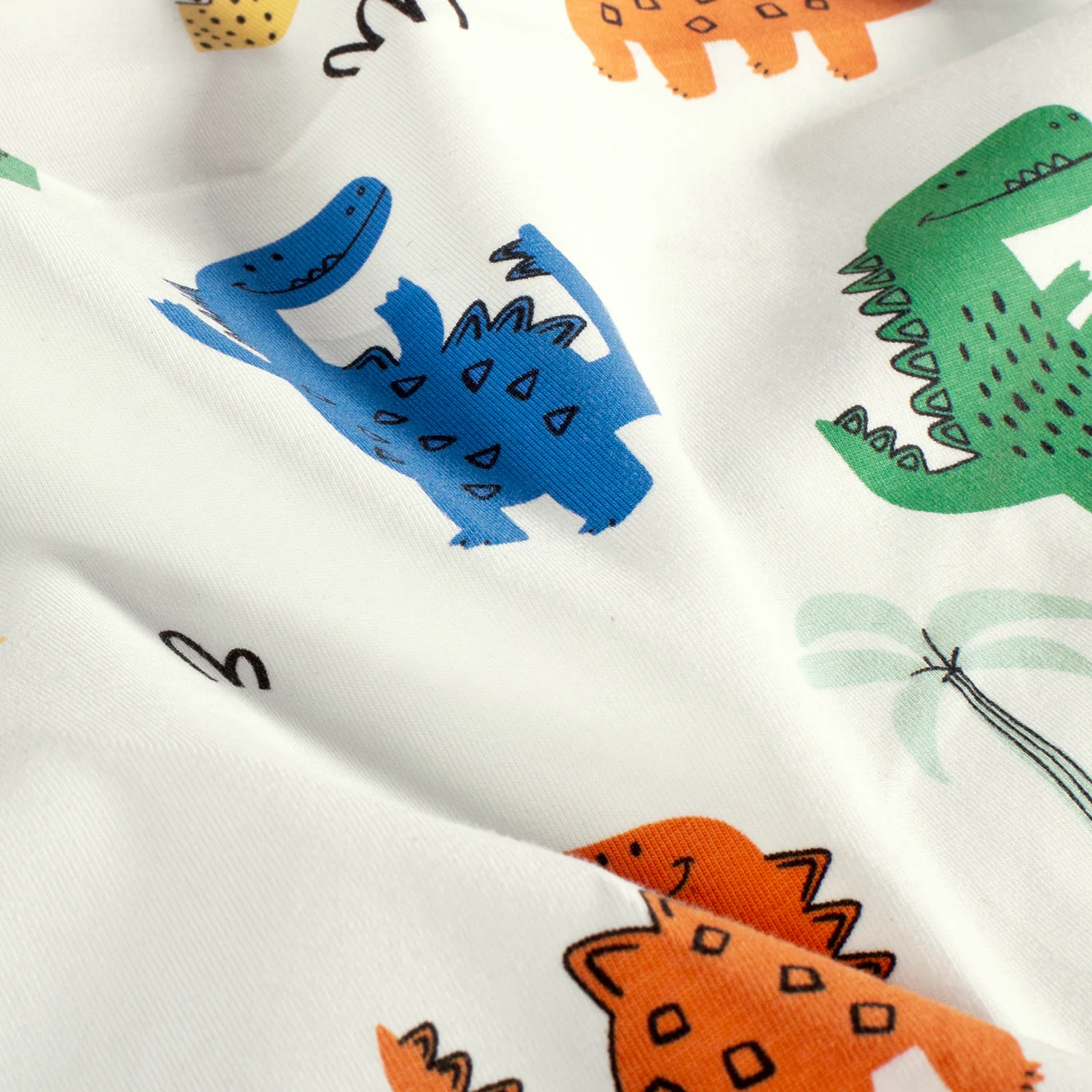  Motivjersey - Digitaldruck - Bunte Dinos
