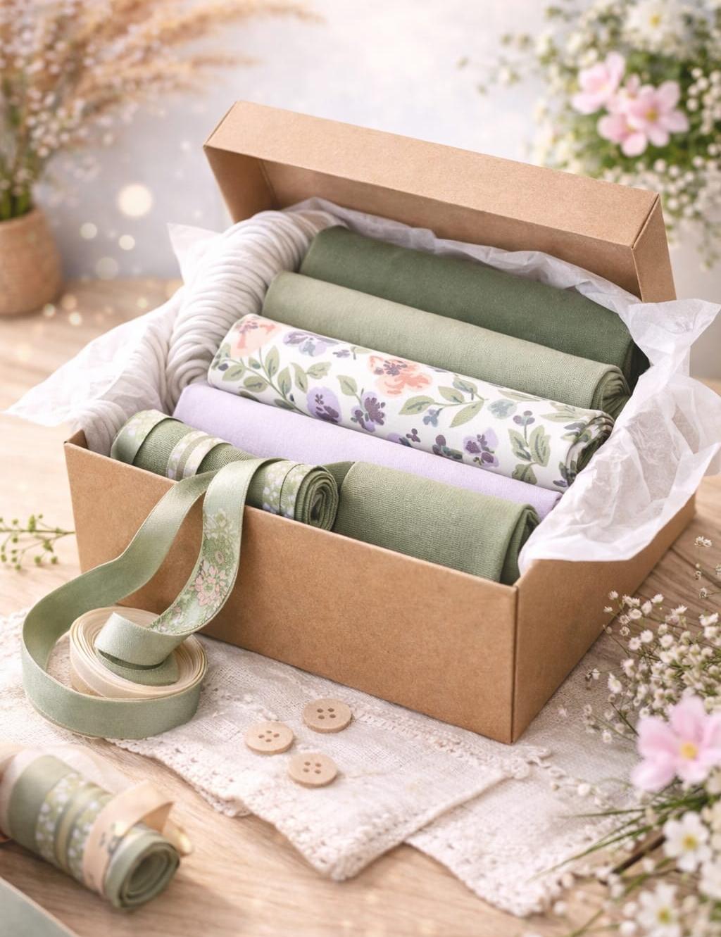 Stoffpaket Frühlingstraum | Limitierte Näh-Box kaufen | Schnuckidu